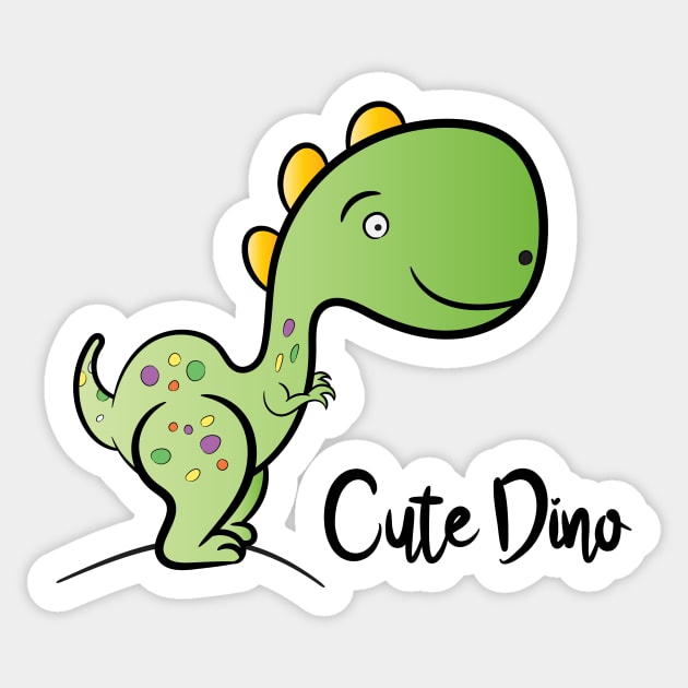 Cute Dino Sticker by sgmerchy